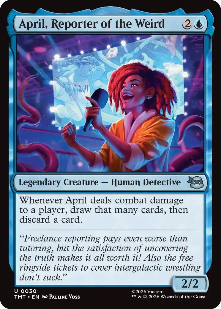 Image for April, Reporter of the Weird (30) (TMT) - Magic: The Gathering