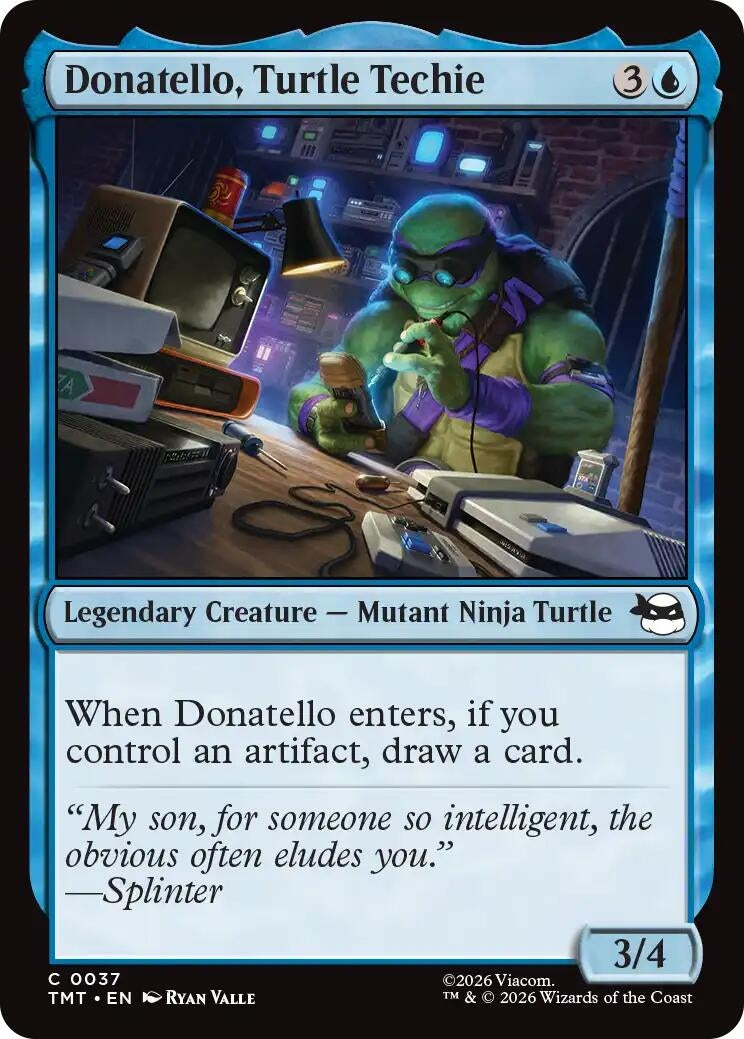 Image for Donatello, Turtle Techie (37) (TMT) - Magic: The Gathering