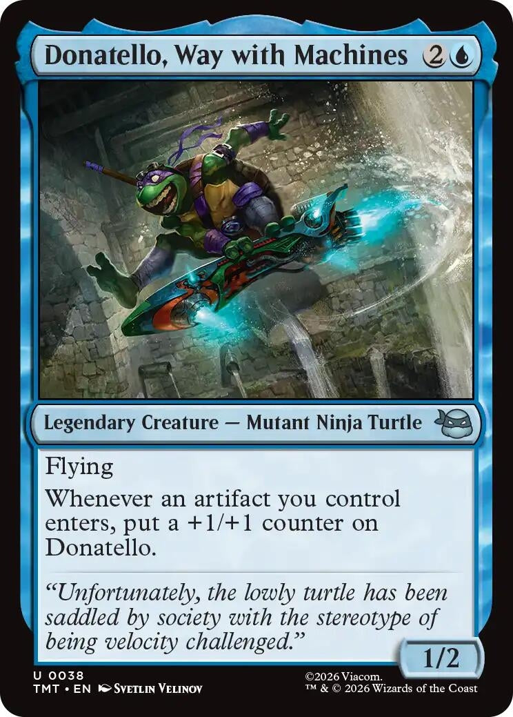 Image for Donatello, Way with Machines (38) (TMT) - Magic: The Gathering