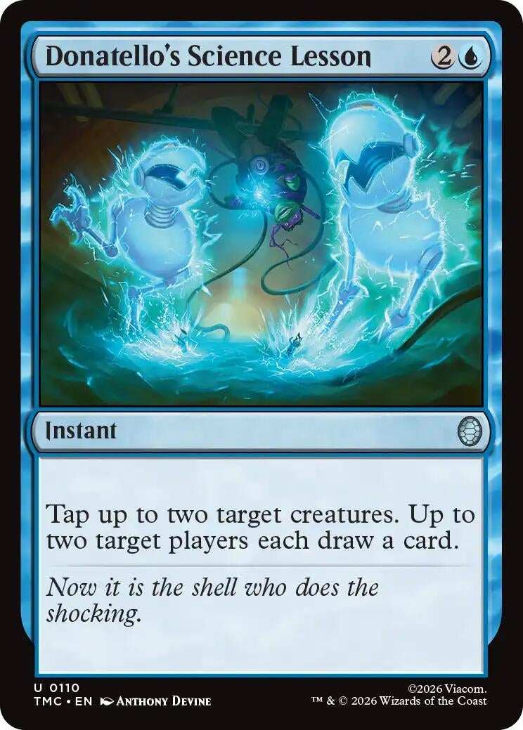 Image for Donatello's Science Lesson (110) (TMC) - Magic: The Gathering