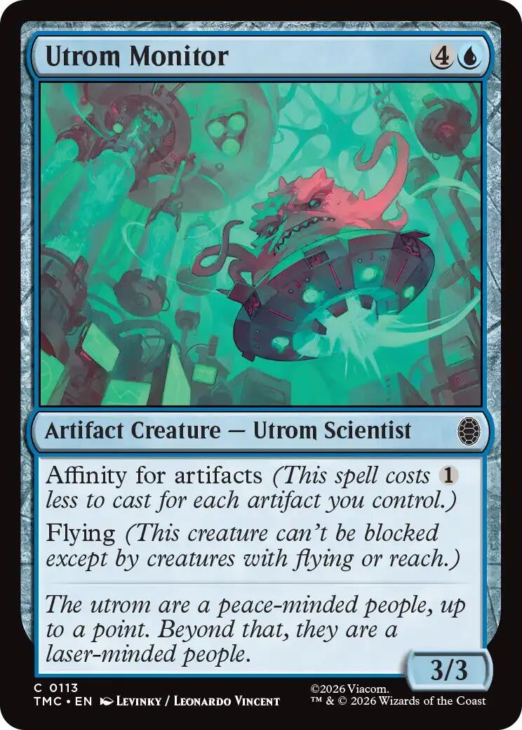Image for Utrom Monitor (113) (TMC) - Magic: The Gathering