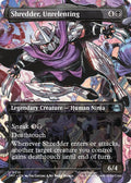 Image for Shredder, Unrelenting (Borderless) (210) (TMT) - Magic: The Gathering