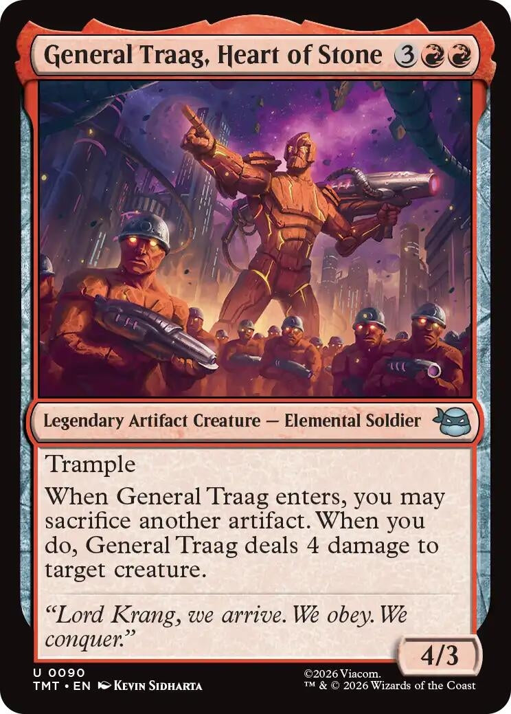 Image for General Traag, Heart of Stone (90) (TMT) - Magic: The Gathering
