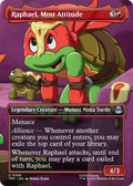 Image for Raphael, Most Attitude (Borderless) (199) (TMT) - Magic: The Gathering