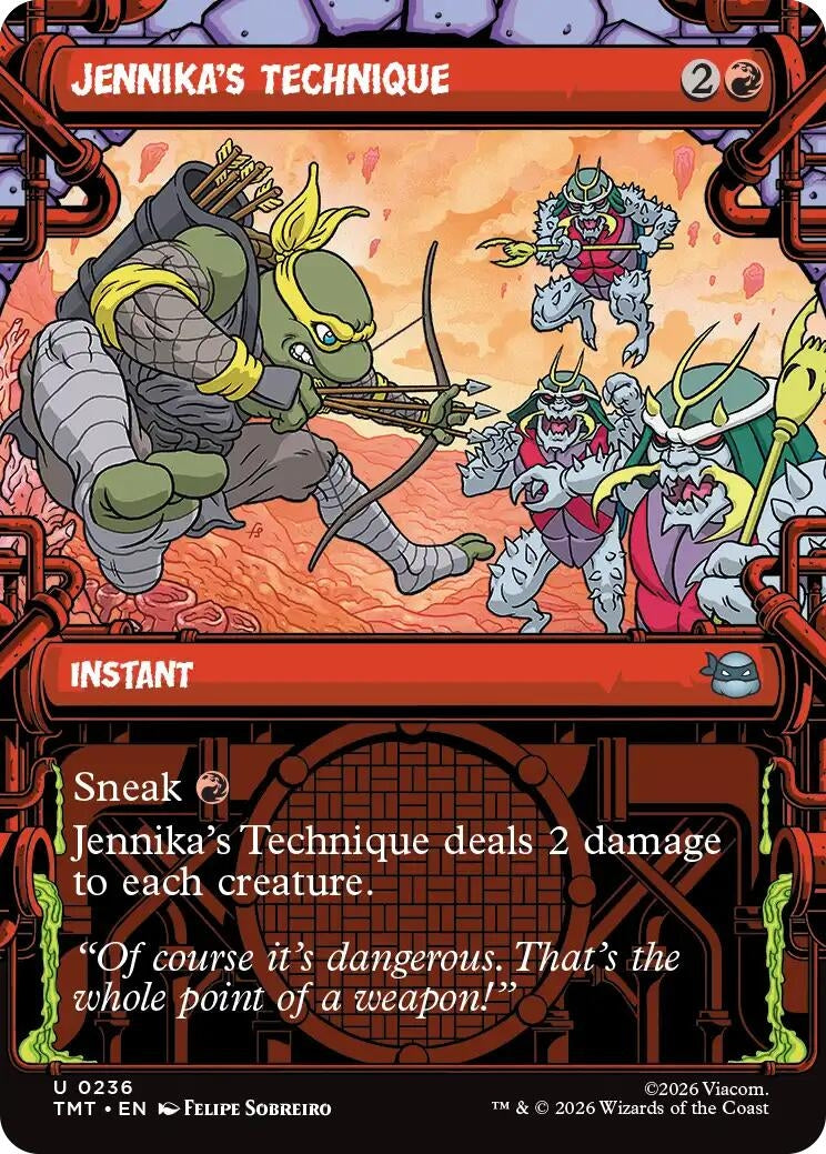 Image for Jennika's Technique (Showcase) (236) (TMT) - Magic: The Gathering