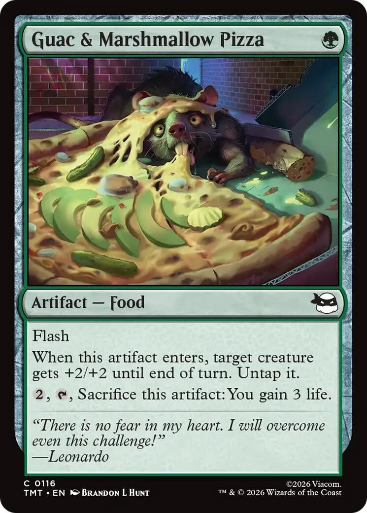Image for Guac & Marshmallow Pizza (116) (TMT) - Magic: The Gathering