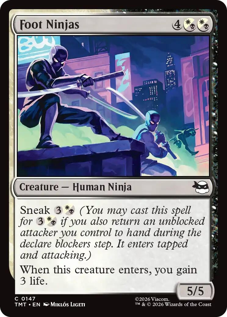 Image for Foot Ninjas (147) (TMT) - Magic: The Gathering