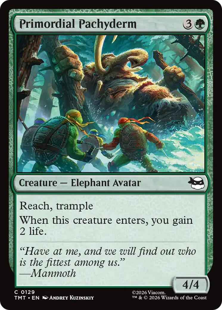 Image for Primordial Pachyderm (129) (TMT) - Magic: The Gathering