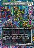Image for Mikey & Leo, Chaos & Order (Borderless) (200) (TMT) - Magic: The Gathering