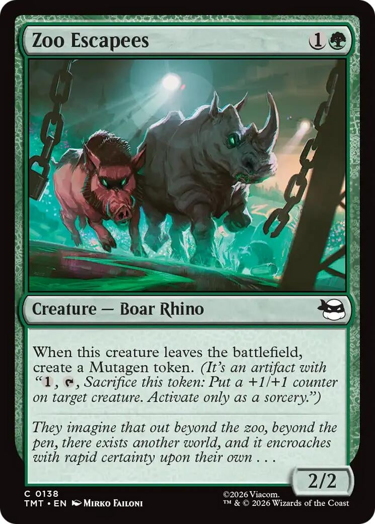 Image for Zoo Escapees (138) (TMT) - Magic: The Gathering