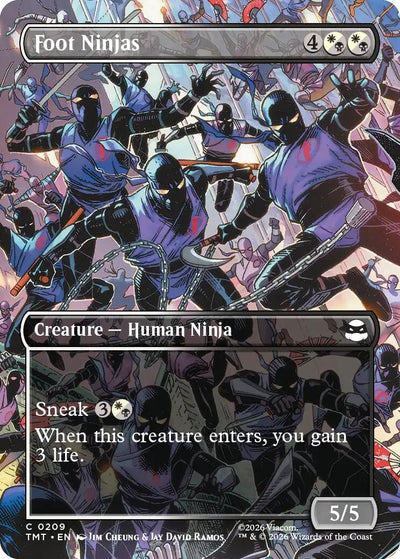 Foot Ninjas (Borderless) (209) (TMT)