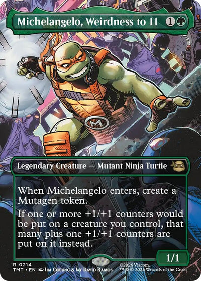 Michelangelo, Weirdness to 11 (Borderless) (214) (TMT)