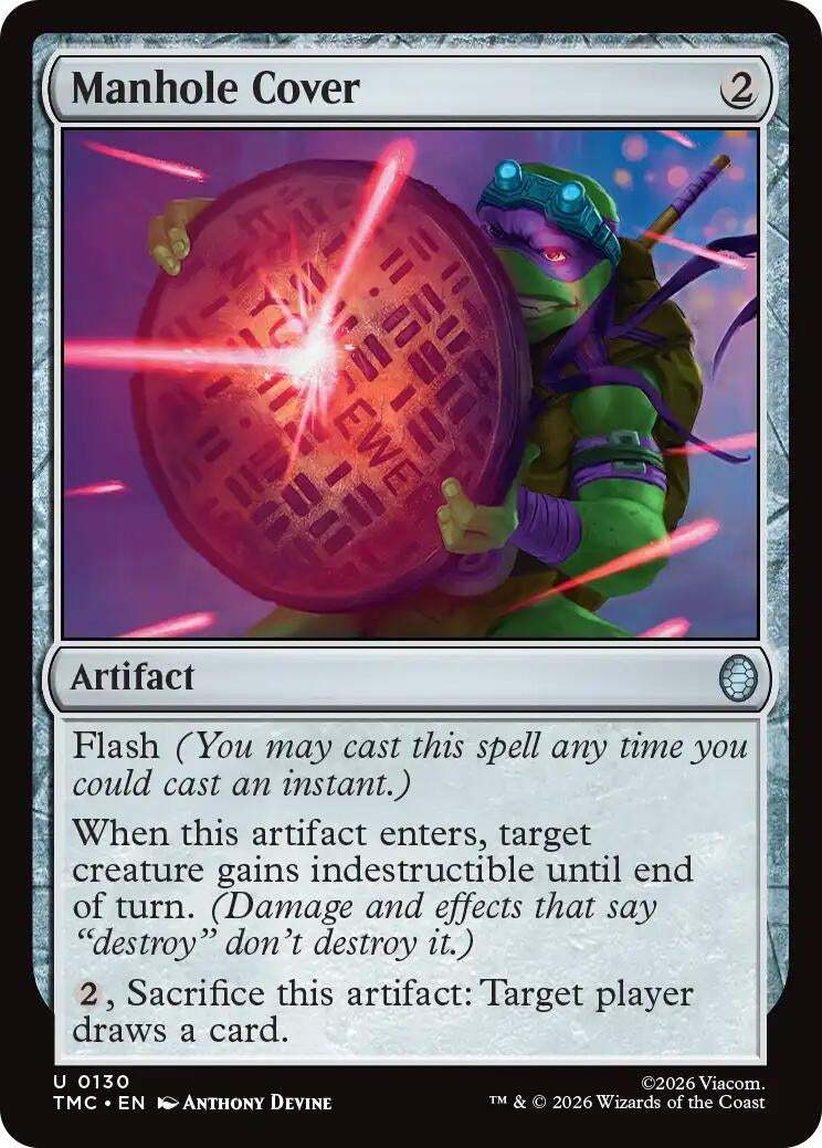 Image for Manhole Cover (130) (TMC) - Magic: The Gathering
