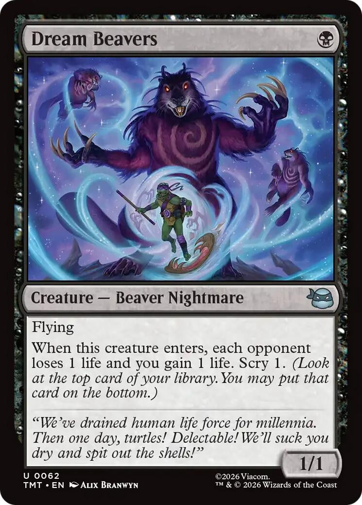 Image for Dream Beavers (62) (TMT) - Magic: The Gathering