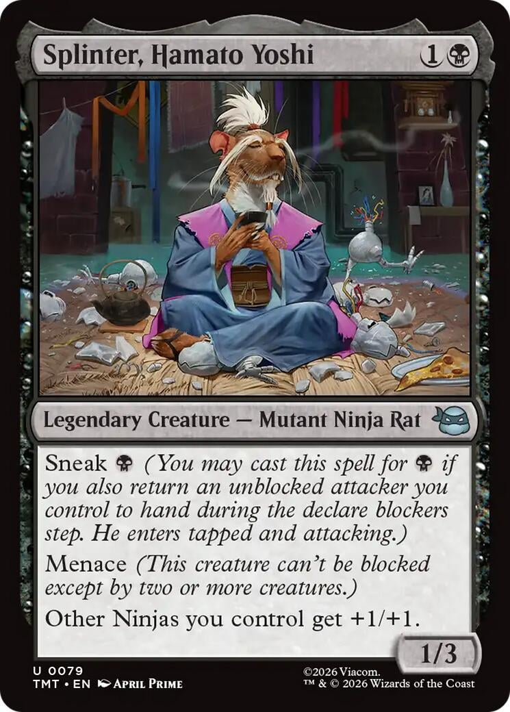 Image for Splinter, Hamato Yoshi (79) (TMT) - Magic: The Gathering
