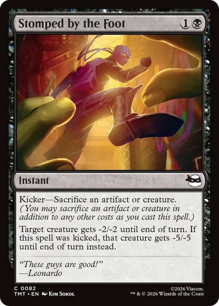 Image for Stomped by the Foot (82) (TMT) - Magic: The Gathering