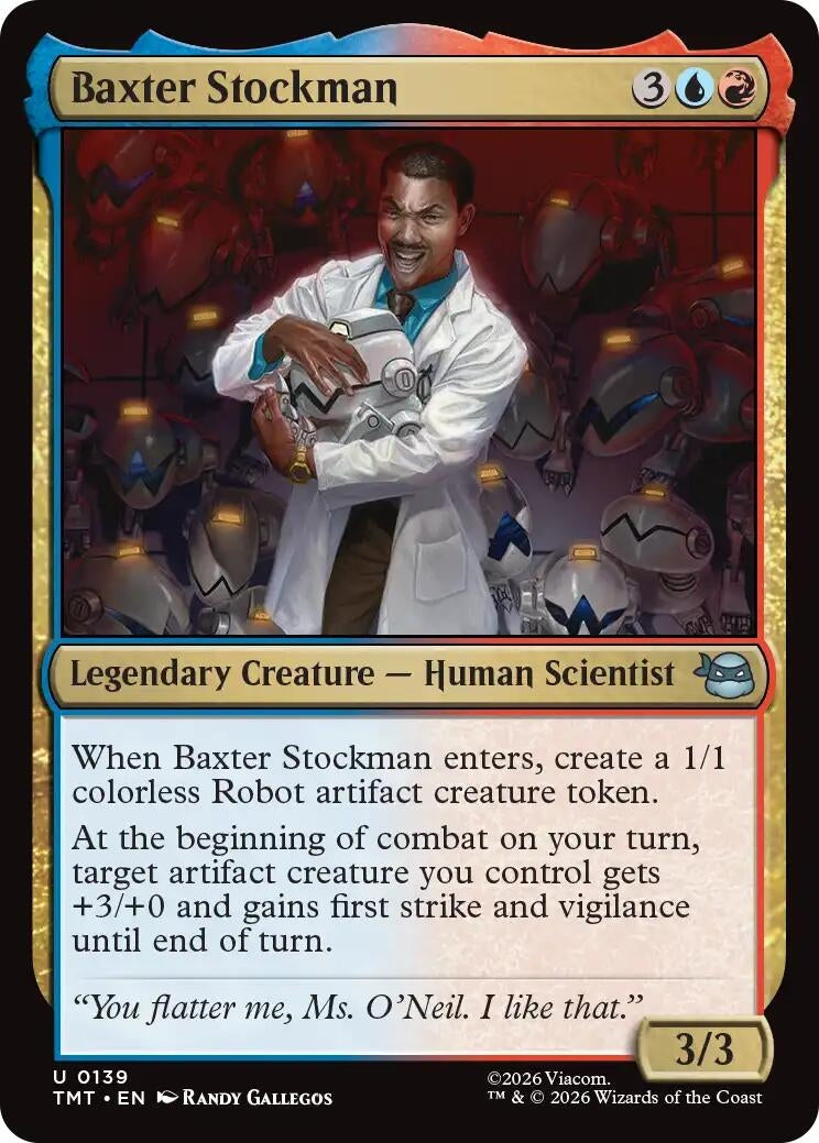 Image for Baxter Stockman (139) (TMT) - Magic: The Gathering