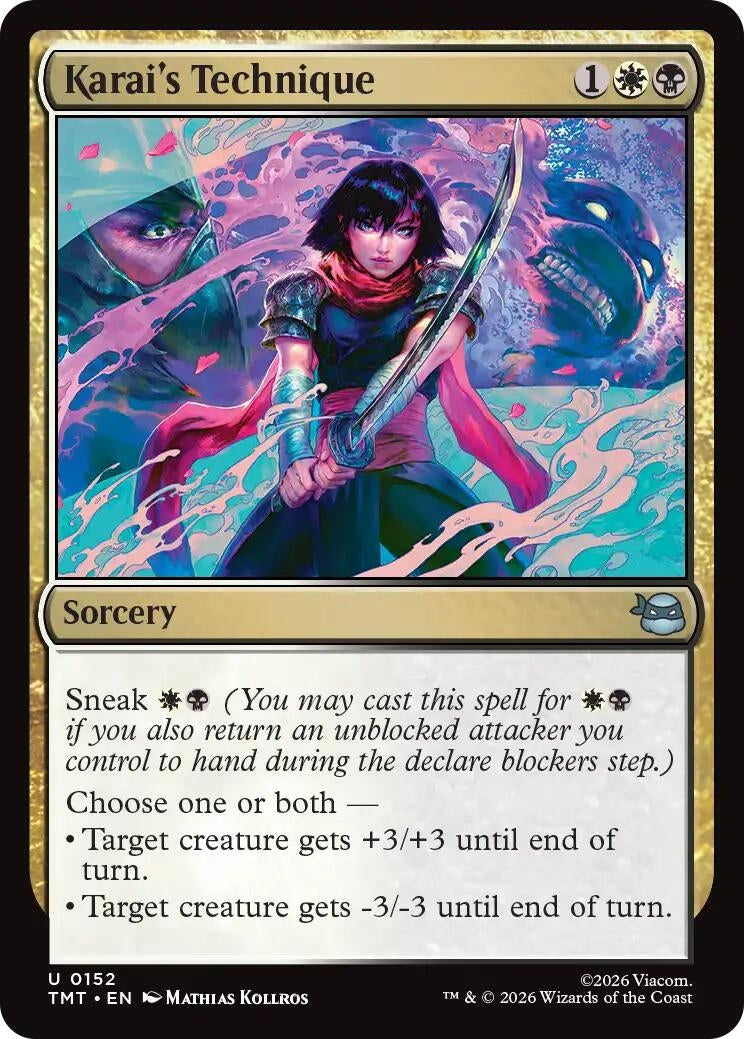 Image for Karai's Technique (152) (TMT) - Magic: The Gathering