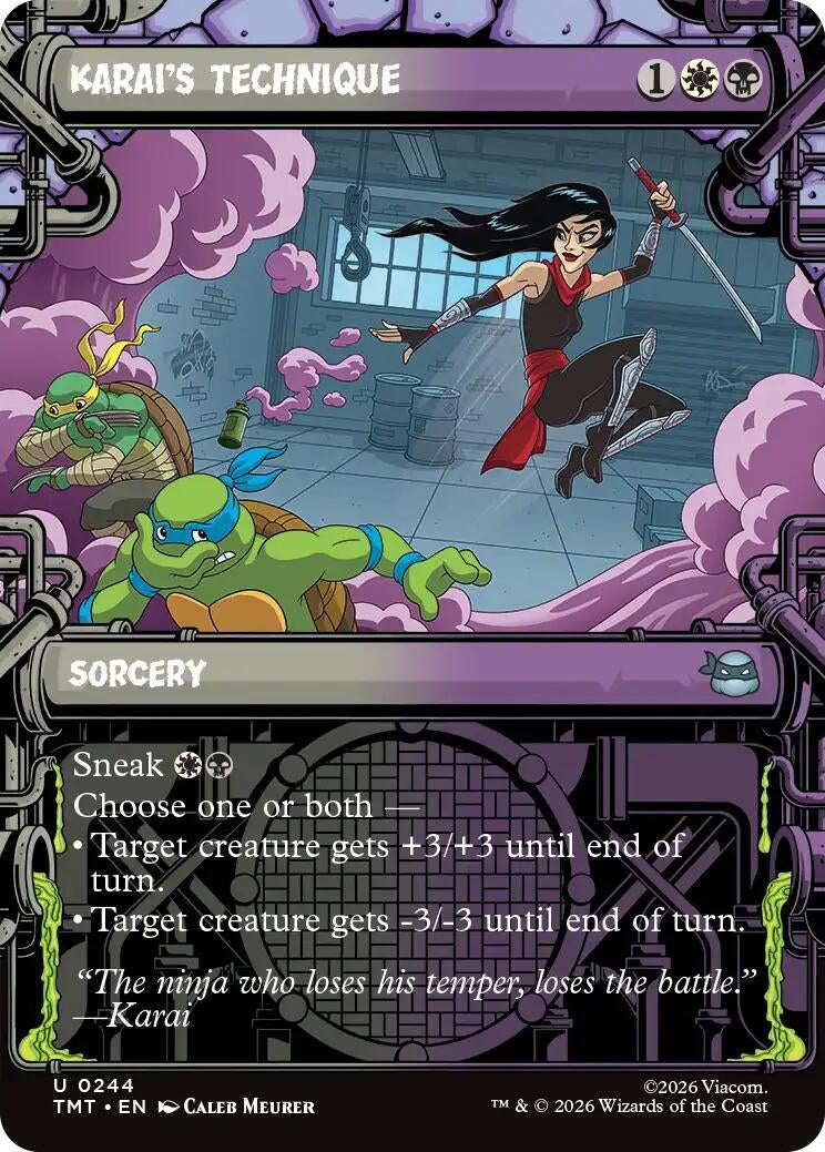 Image for Karai's Technique (Showcase) (244) (TMT) - Magic: The Gathering