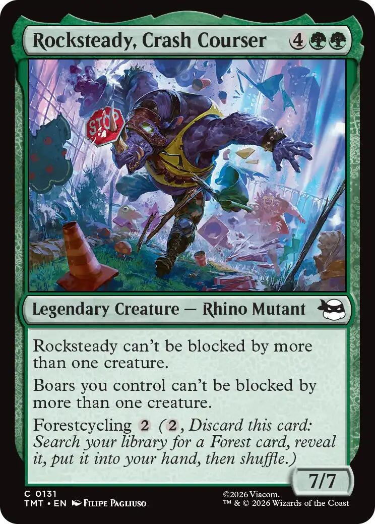 Image for Rocksteady, Crash Courser (131) (TMT) - Magic: The Gathering