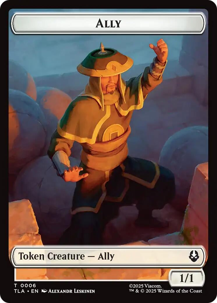 Image for Ally (0006) // Bear Double-Sided Tokens (6 // 12) (TLA) - Magic: The Gathering