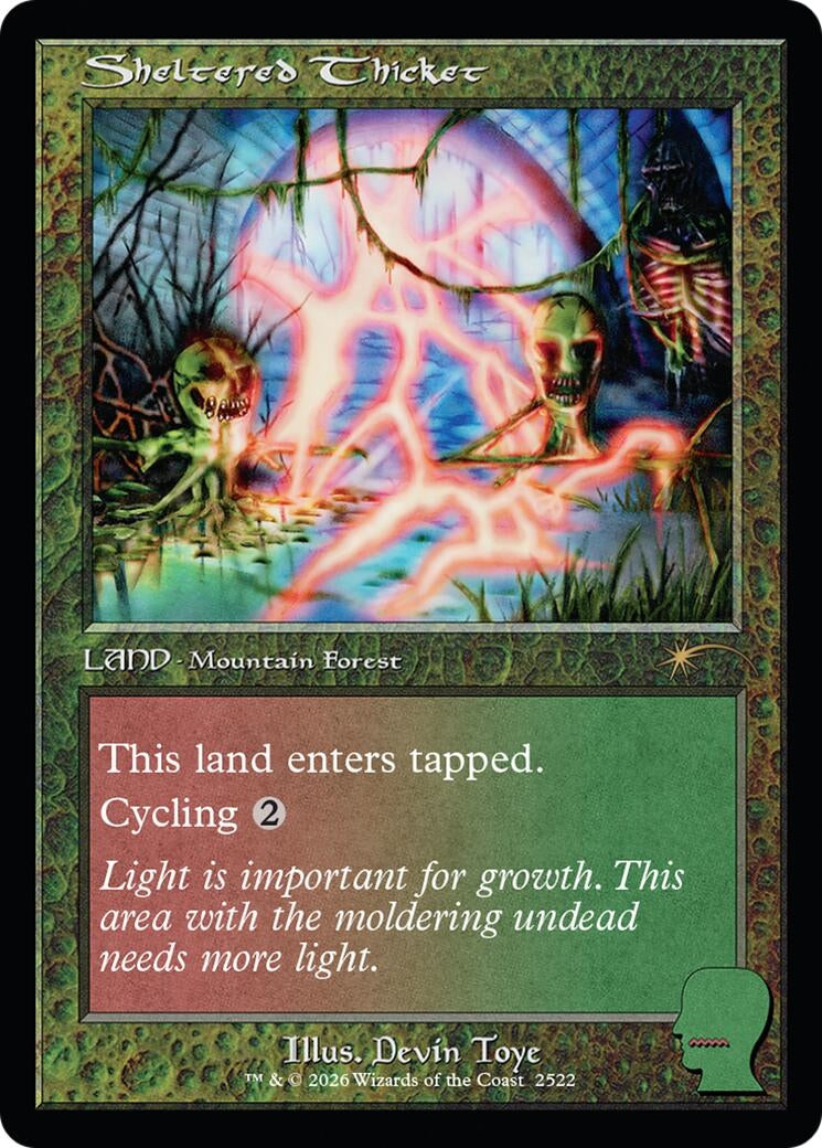 Image for Sheltered Thicket (2522) (SLD) - Magic: The Gathering