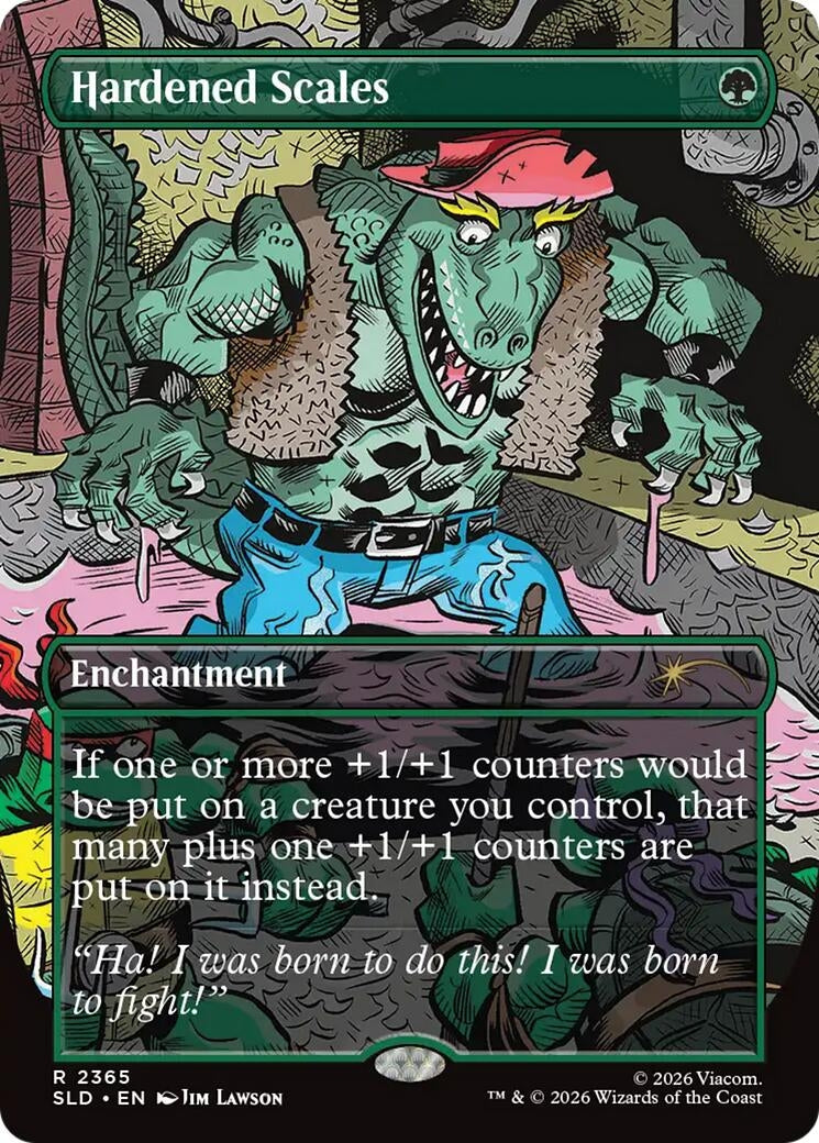 Image for Hardened Scales (2365) (SLD) - Magic: The Gathering