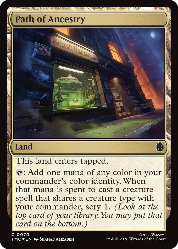 Image for Path of Ancestry (Surge Foil) (70) (TMC) - Magic: The Gathering