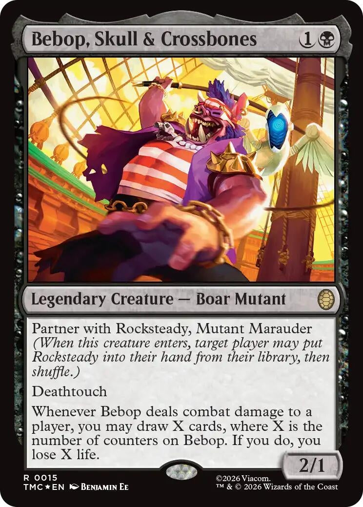 Image for Bebop, Skull & Crossbones (Surge Foil) (15) (TMC) - Magic: The Gathering