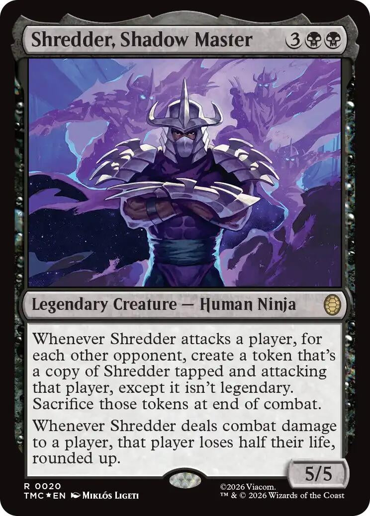 Image for Shredder, Shadow Master (Surge Foil) (20) (TMC) - Magic: The Gathering
