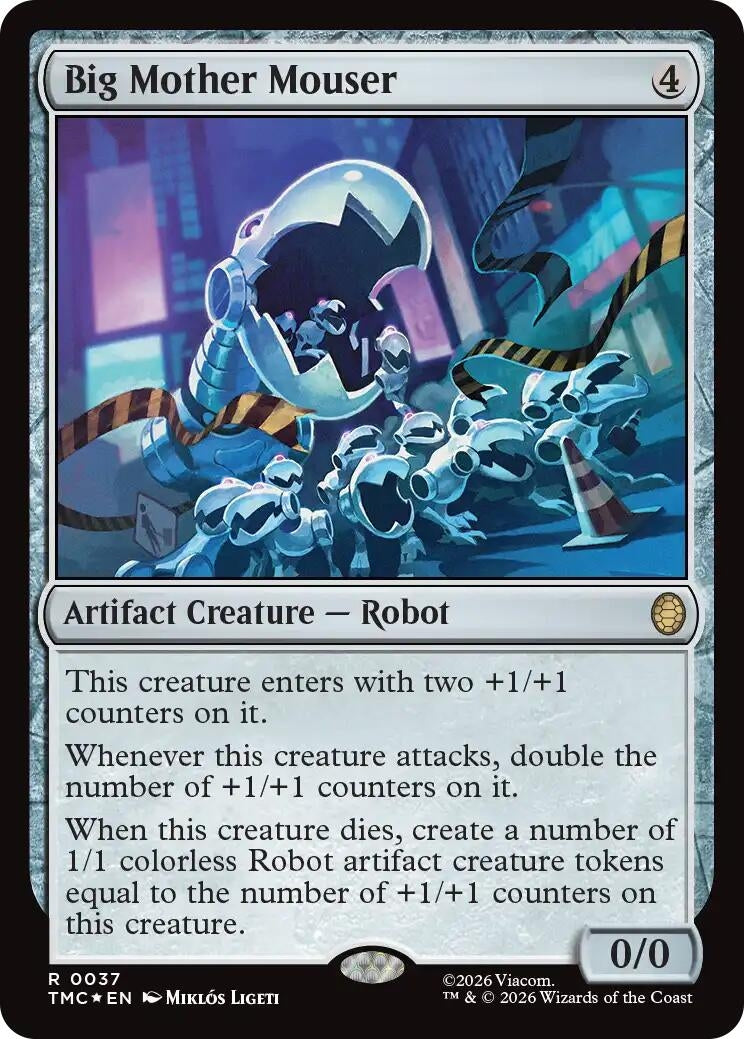 Image for Big Mother Mouser (Surge Foil) (37) (TMC) - Magic: The Gathering