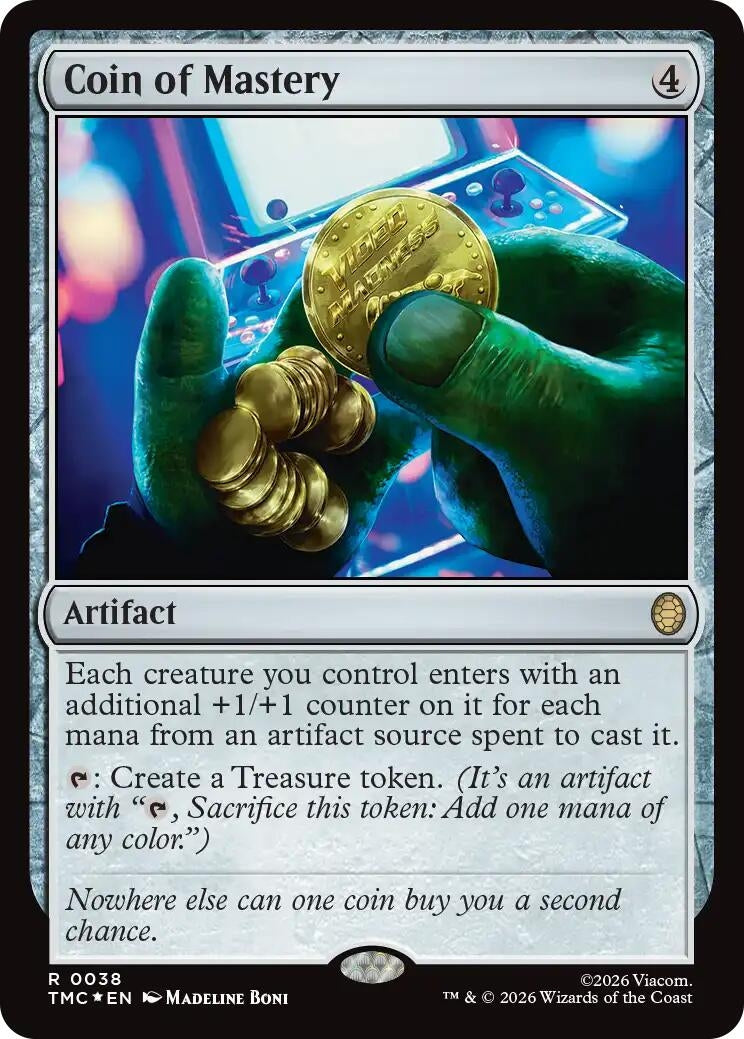 Image for Coin of Mastery (Surge Foil) (38) (TMC) - Magic: The Gathering