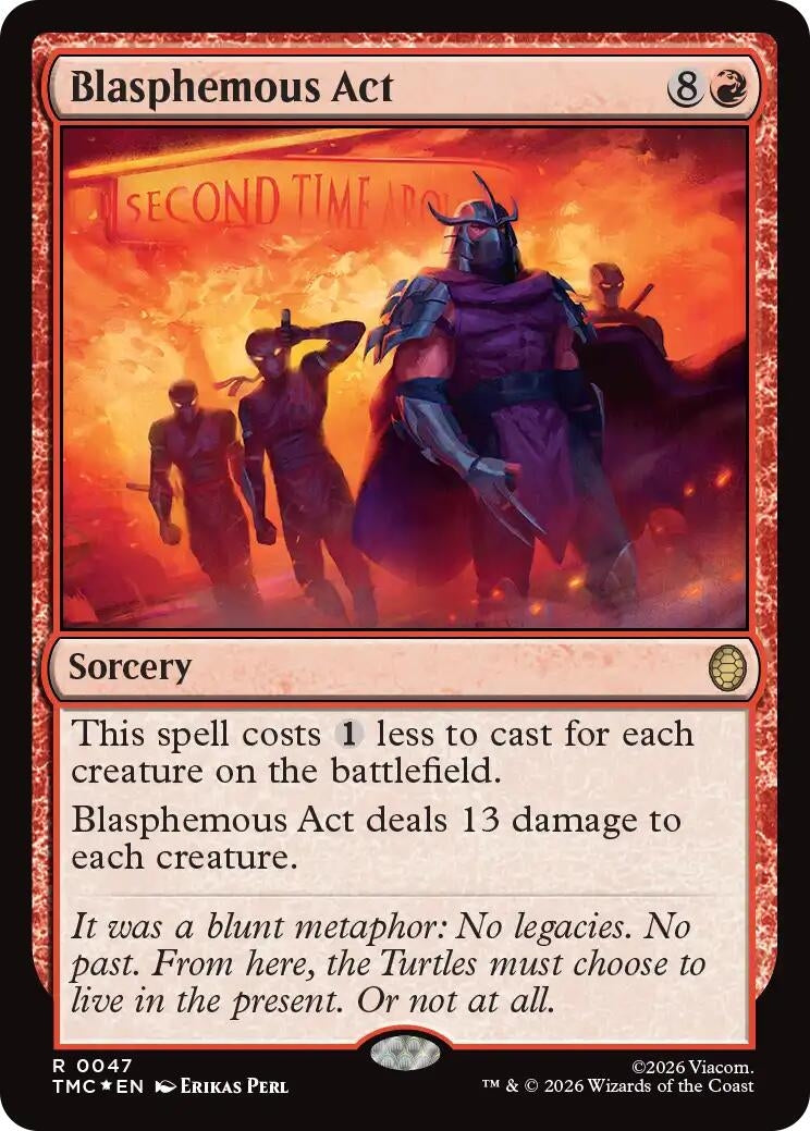 Image for Blasphemous Act (Surge Foil) (47) (TMC) - Magic: The Gathering