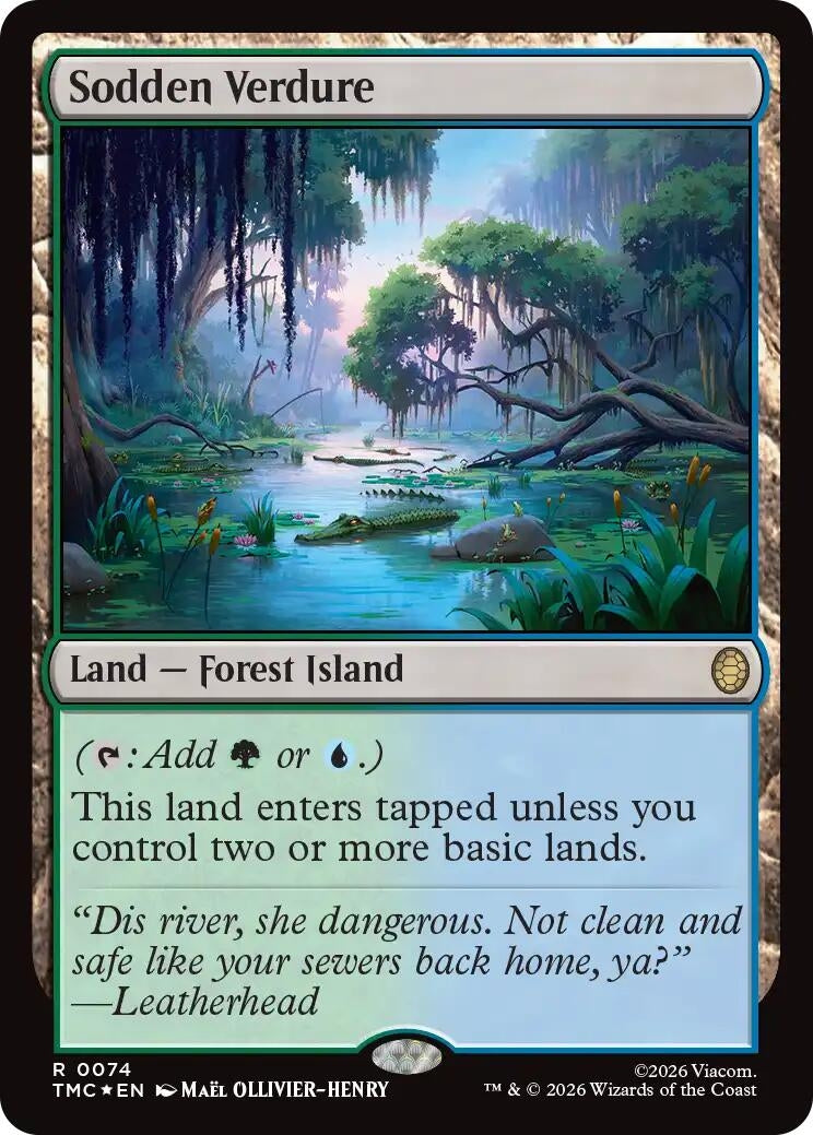 Image for Sodden Verdure (Surge Foil) (74) (TMC) - Magic: The Gathering