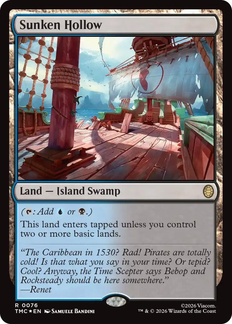 Image for Sunken Hollow (Surge Foil) (76) (TMC) - Magic: The Gathering