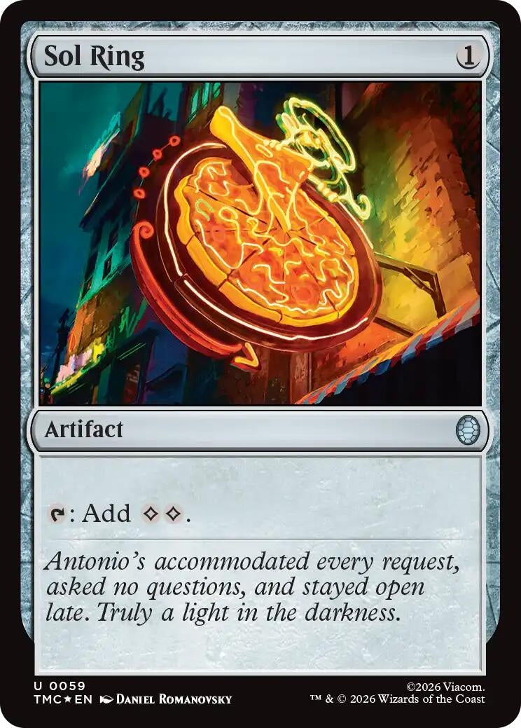 Image for Sol Ring (Surge Foil) (59) (TMC) - Magic: The Gathering