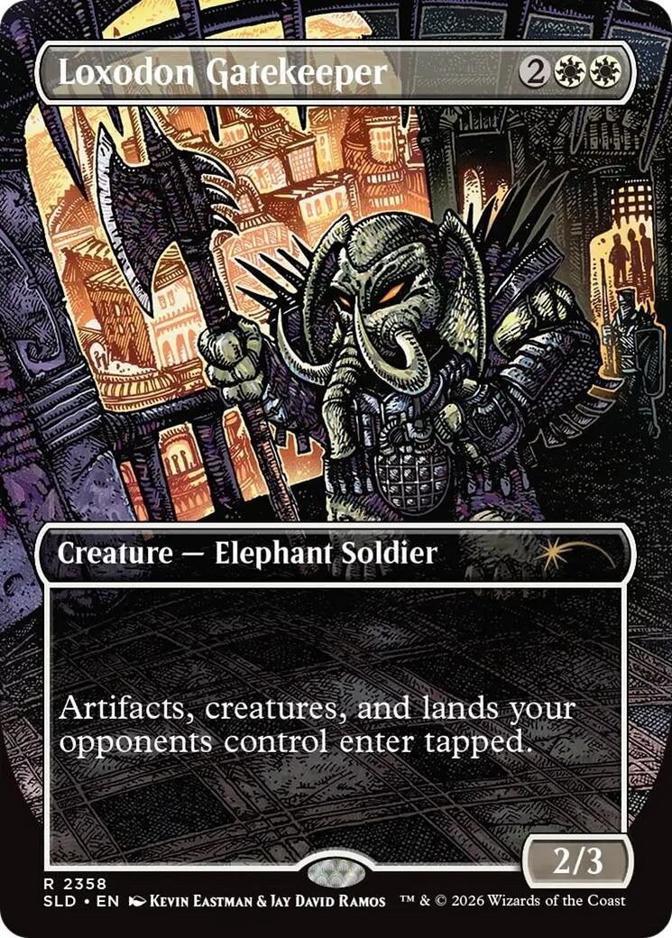 Image for Loxodon Gatekeeper (2358) (2358) (SLD) - Magic: The Gathering