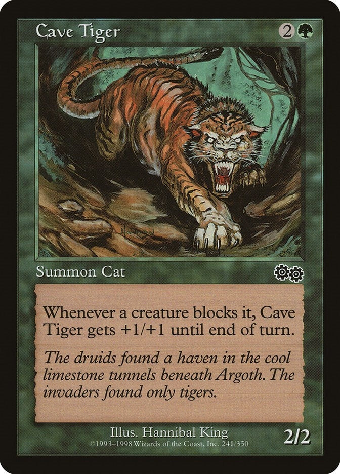 Image for Cave Tiger (241) (USG) - Magic: The Gathering