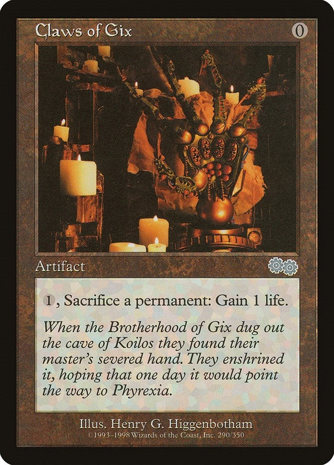 Image for Claws of Gix (290) (USG) - Magic: The Gathering