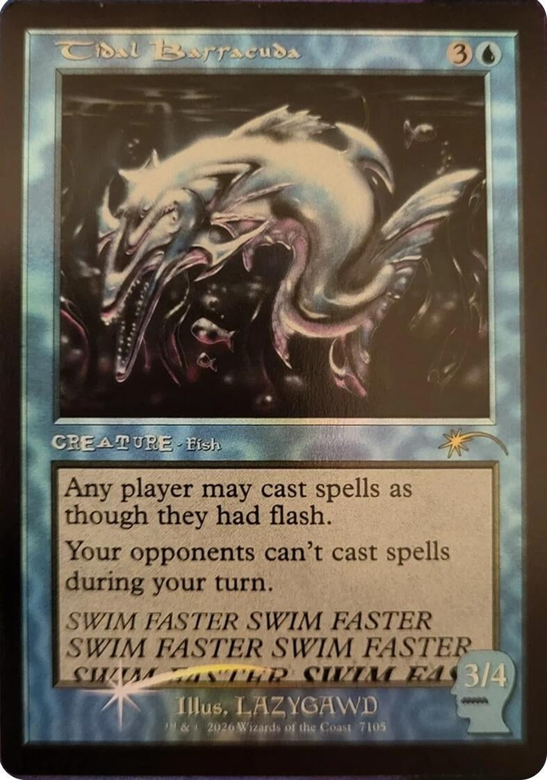 Image for Tidal Barracuda (7105) (SLD) - Magic: The Gathering