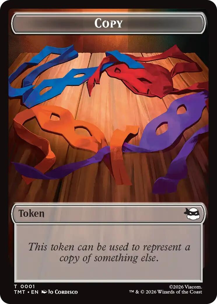 Image for Copy // Mutagen Double-Sided Token (1 // 9) (TMT) - Magic: The Gathering