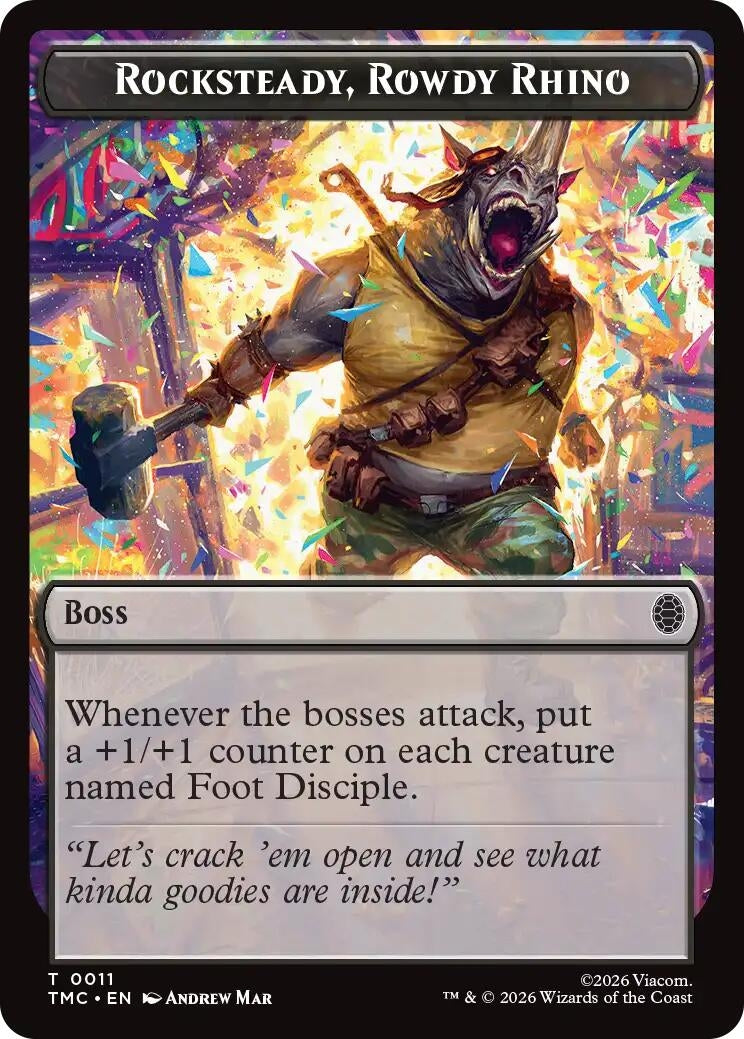 Image for Rocksteady, Rowdy Rhino (11) (TMC) - Magic: The Gathering