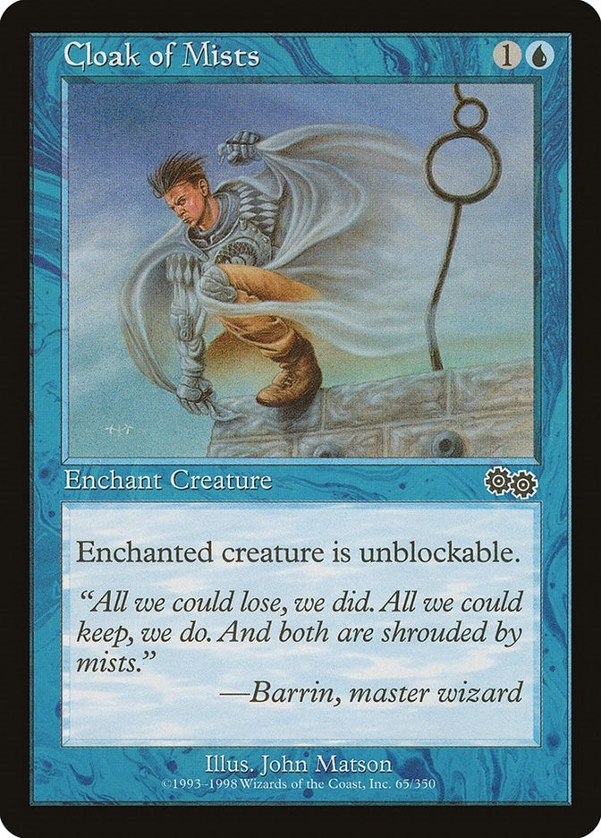 Image for Cloak of Mists (USG) - Magic: The Gathering