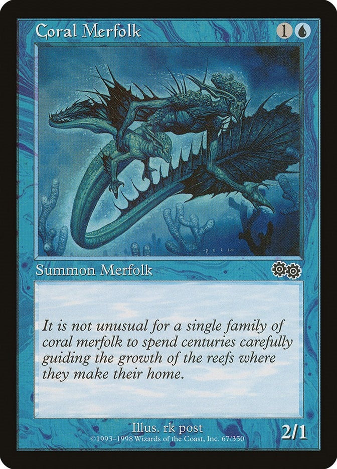 Image for Coral Merfolk (67) (USG) - Magic: The Gathering