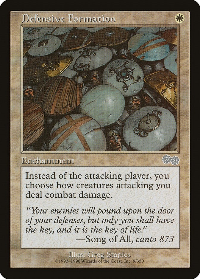 Image for Defensive Formation (9) (USG) - Magic: The Gathering