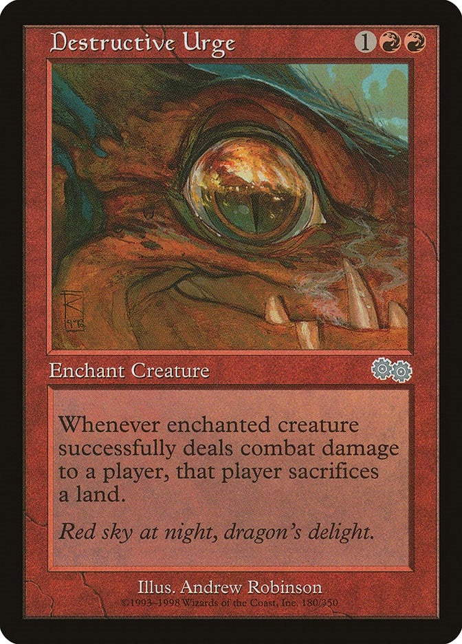 Image for Destructive Urge (180) (USG) - Magic: The Gathering