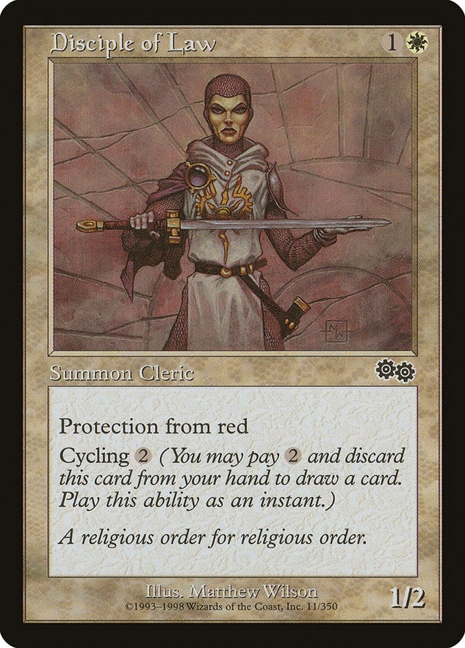 Image for Disciple of Law (11) (USG) - Magic: The Gathering