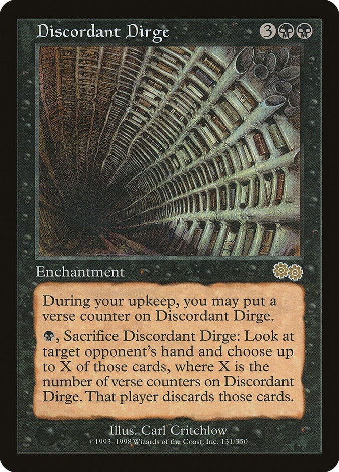 Image for Discordant Dirge (131) (USG) - Magic: The Gathering