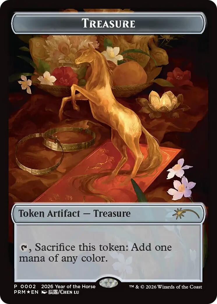 Image for Treasure Token (Year of the Horse 2026) (2) (SSP) - Magic: The Gathering
