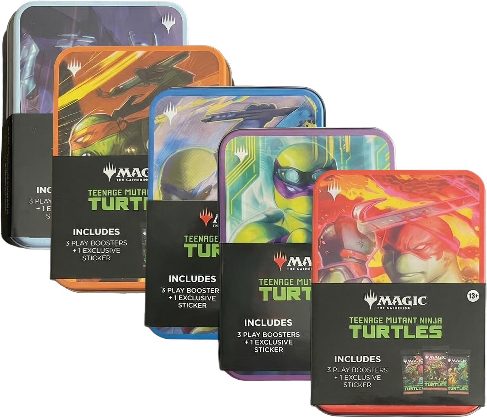 Image for Teenage Mutant Ninja Turtles - Tin [Set of 5] - Magic: The Gathering